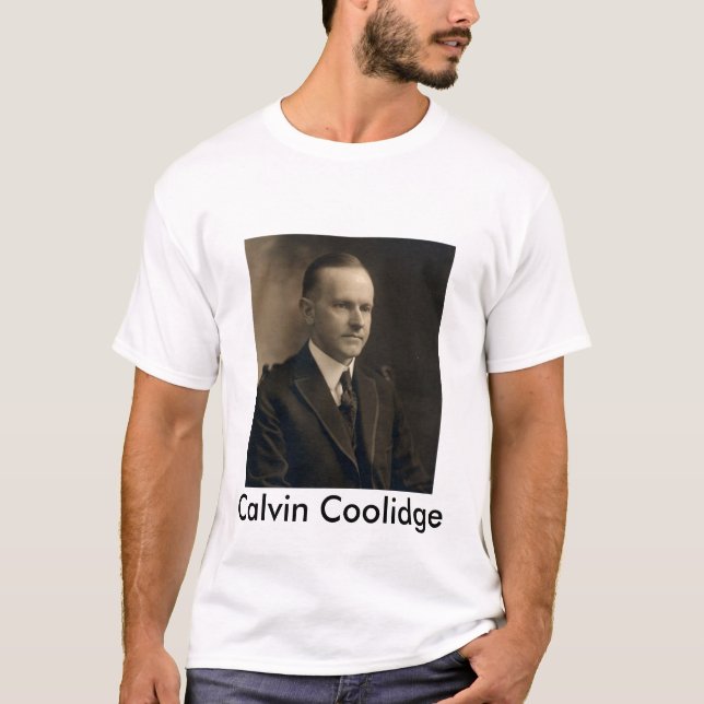Camiseta Calvin_Coolidge, _bw_head_and_shoulders_photo_po… (Frente)