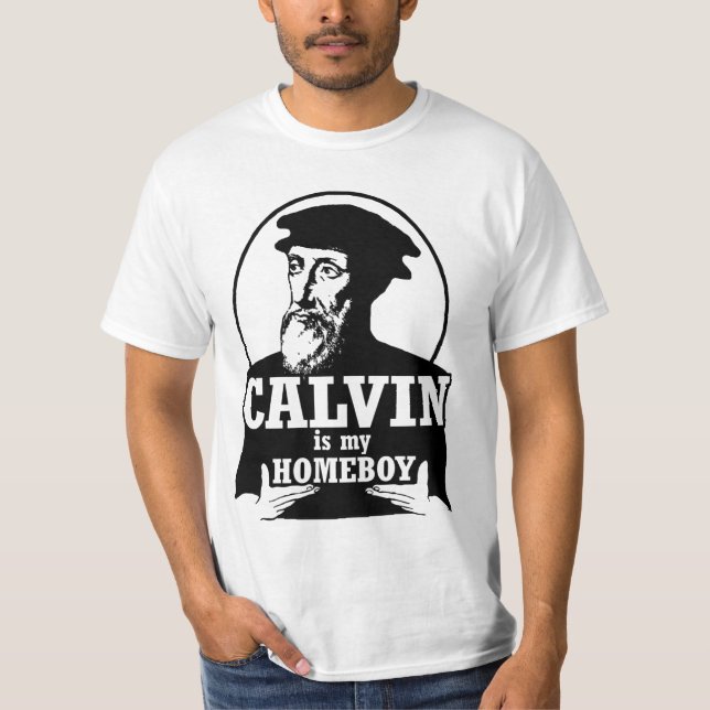 Camiseta Calvin é meu FICAR EM CASA (Frente)