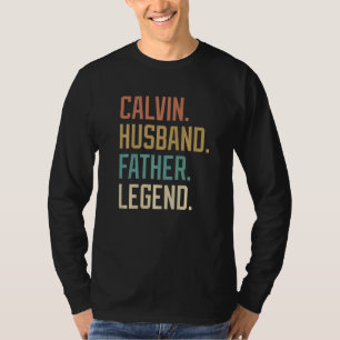 Camiseta Calvin Husband Padre Legend Dia de os pais Retro
