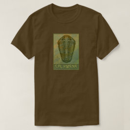 Camiseta Calymene Trilobita Paleo-chic em Verde
