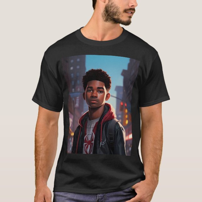 Camiseta Cam Thomas Para O Verso Aranha (Frente)