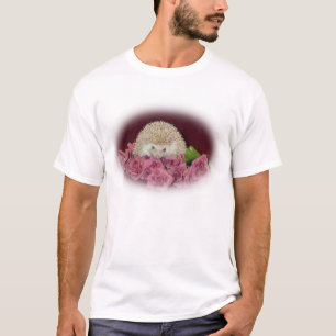 Camiseta Cama do ouriço dos rosas