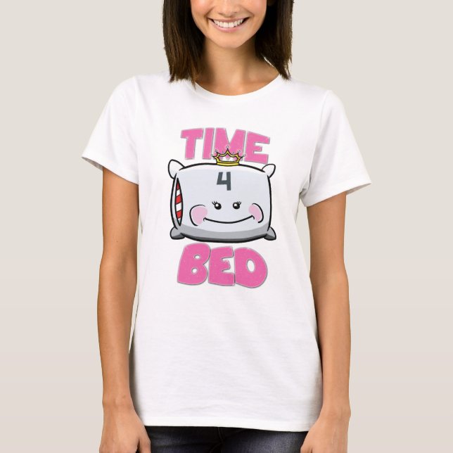 Camiseta CAMA do tempo 4 - princesa Edição (Frente)
