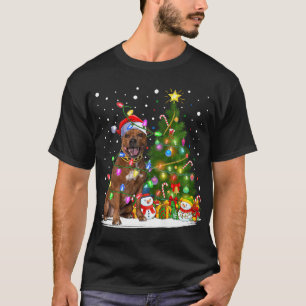 Camiseta Camada de Iluminação Árvore de Staffordshire Bull