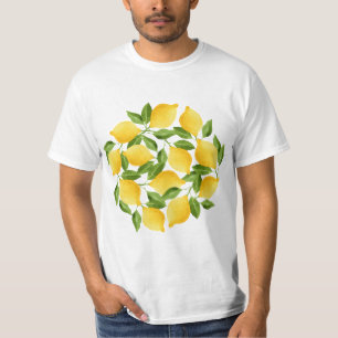 Camiseta Camada de limões de aquarela