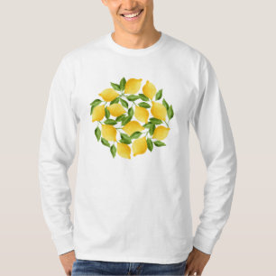 Camiseta Camada de limões de aquarela