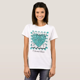 Camiseta Camada de Nome Personalizada do Esquadrão de Supor