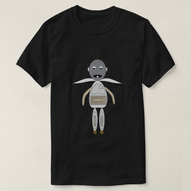 CAMISETA CAMADAS DE ROBÔS (Frente do Design)