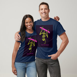 CAMISETA CAMADAS DE SKELETON SKATEBOARD