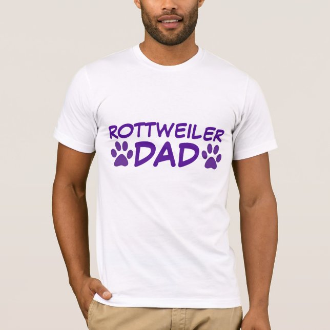 CAMISETA CAMADAS-T DO PAI ROTTWEILER (Frente)
