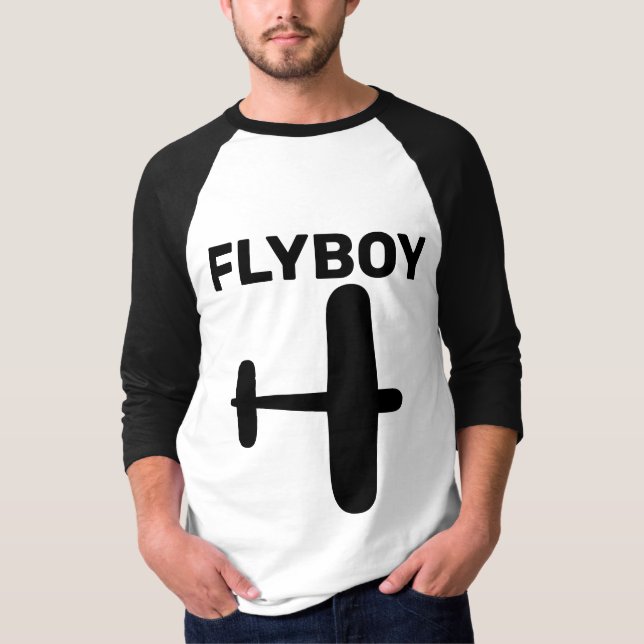 CAMISETA CAMADAS-T DO PILOTO FLYBOY (Frente)