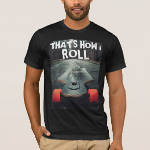 CAMISETA CAMADAS-T LONGBOARD LONGBOARD DE SKATEBOARDER