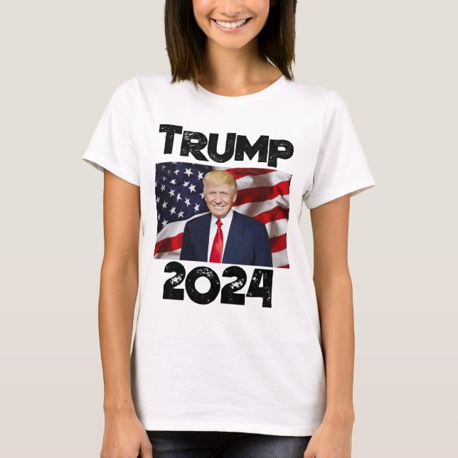 CAMISETA CAMADAS T-SHIRTS DE DONALD TRUMP 2024 (Frente)