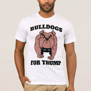CAMISETA CAMADAS-TRUMP, BULLDOGOS PARA DONALD TRUMP