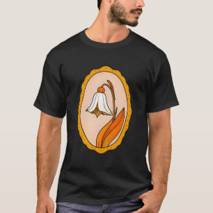 Camiseta Camafeu Floral Botânico Vintage