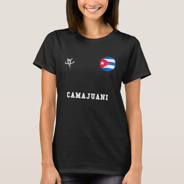 Camiseta CAMAJUANI Cuba Vintage Sports (Frente)