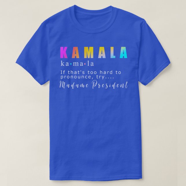 Camiseta Camala Madame Dictionary Pronunciation Tshirt (Frente do Design)