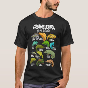 Camiseta Camaleão Animais do Povo Mundial Lizard Herp