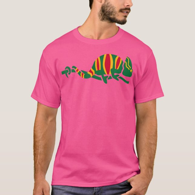Camiseta Camaleão Colorido (Frente)