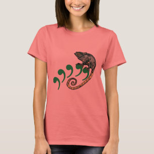 Camiseta Camaleão da vírgula