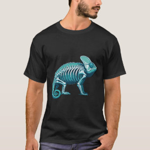 Camiseta Camaleão de raio-X Anatomia do Corpo Radiografia E