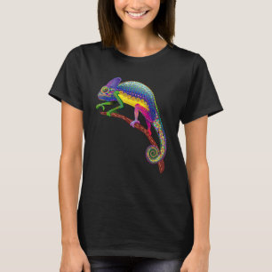 Camiseta Camaleão Fãs de Safari Réptil Herpetologia