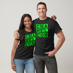Camiseta Camaleão, Lagarto que Muda de Cor