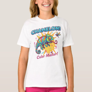 Camiseta CAMALEÃO! Mestre das Cores Kids