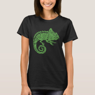 Camiseta Camaleão Réptil Animal Asteca Maia Maori Tribal P