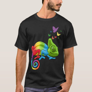 Camiseta Camaleão Vírgula - Presente para Amantes de Lagart