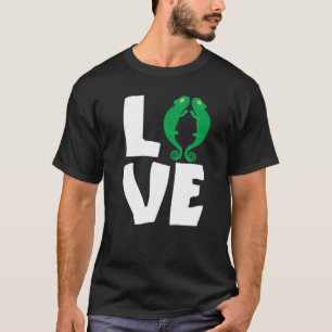 Camiseta Camaleões Amam Répteis Lagarto Geckos Camaleão