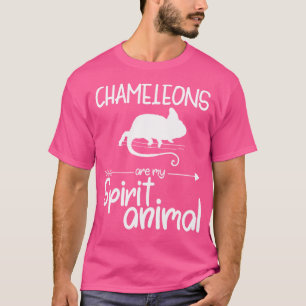 Camiseta Camaleões São O Meu Animal Espírito Para Lizard