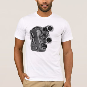 Camiseta câmara de vídeo