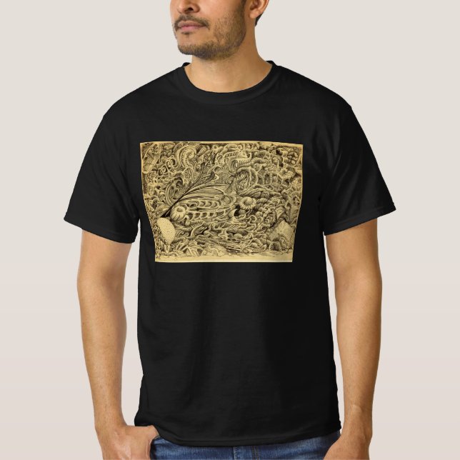 Camiseta Câmara Doente, por Brian Benson T-Shirt (Frente)