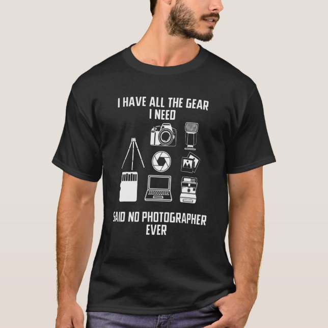 Camiseta Câmara Fotográfica (Frente)
