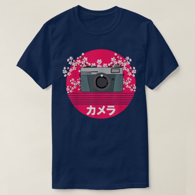 Camiseta Camara Japan DSLR Cameraman (Frente do Design)