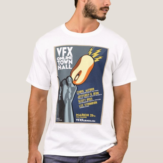 Camiseta Câmara municipal de VFX: Relâmpago (Frente)