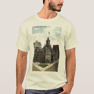 Camiseta Câmara municipal, vintage 1915 de Detroit,
