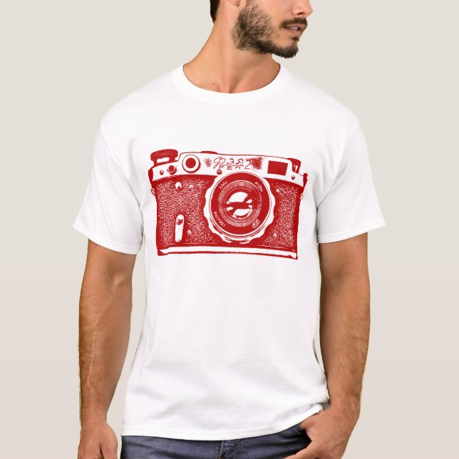 Camiseta Câmara russa gigante soviética - Ruby Red (Frente)