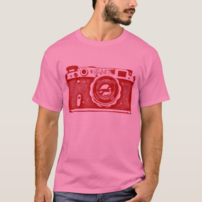 Camiseta Câmara russa gigante soviética - Ruby Red (Frente)