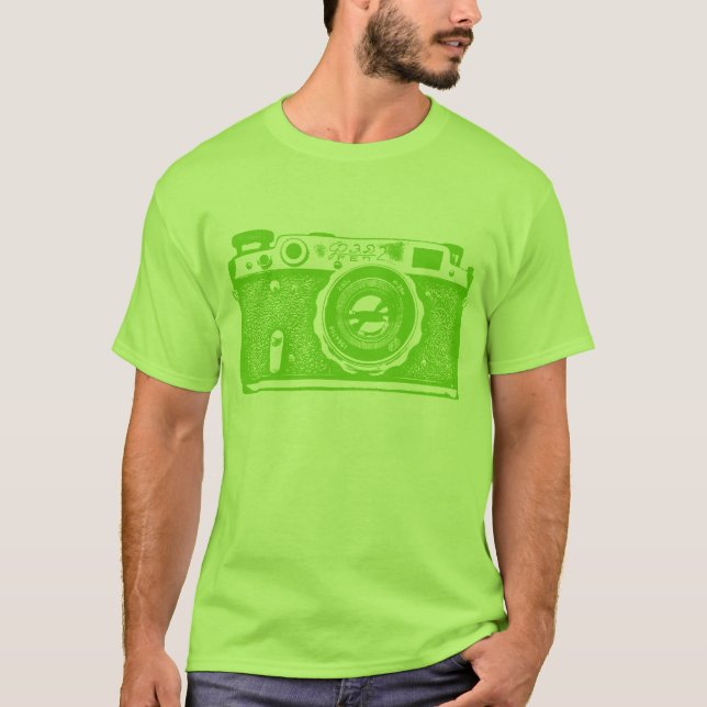 Camiseta Câmara russa gigante soviética - Verde marciano (Frente)