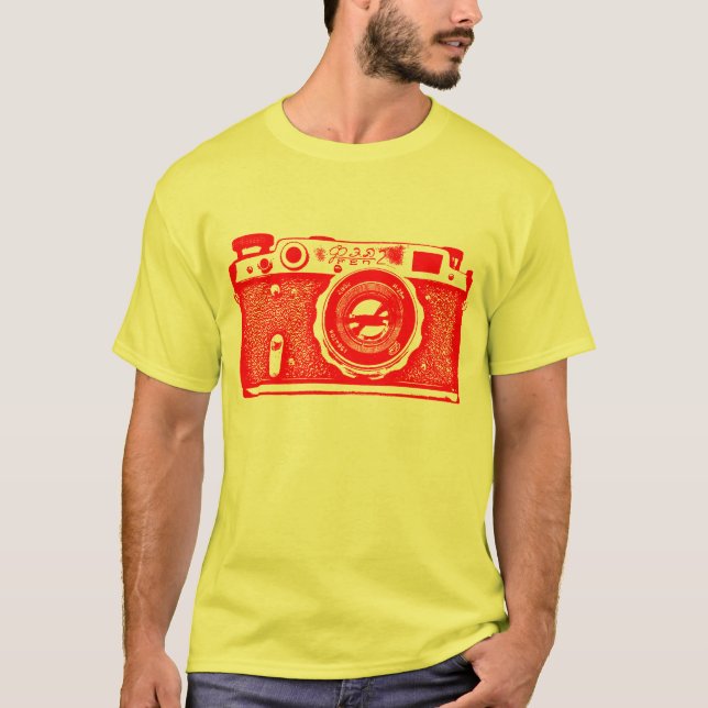 Camiseta Câmara russa gigante soviética - Vermelho (Frente)