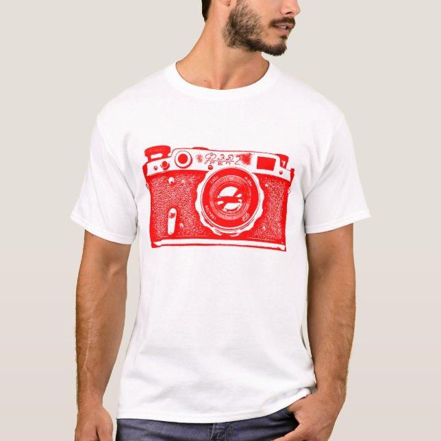 Camiseta Câmara russa gigante soviética - Vermelho (Frente)