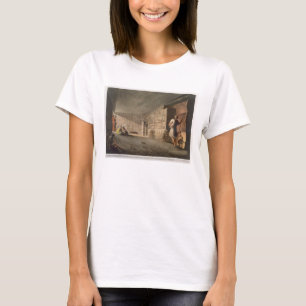 Camiseta Câmara subterrânea perto das pirâmides em Geeza