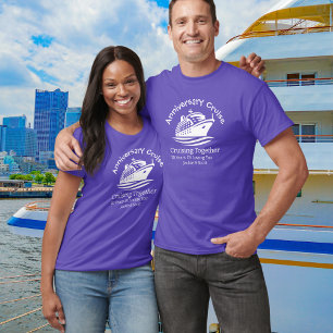 Camiseta Camarada Cruise Blue/White Personalize T-Shirt