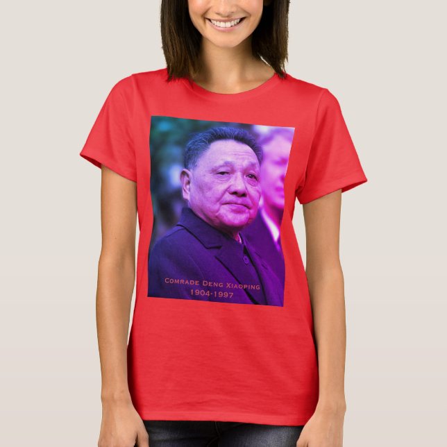 Camiseta Camarada Deng Xiaoping - Líder Chinês (Frente)