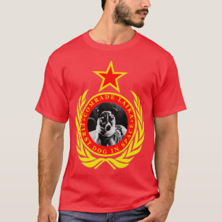 Camiseta Camarada Laika Primeiro Cão No Espaço