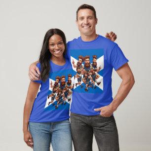 Camiseta Camaradagem De Uma Equipe De Rugby Barulhenta