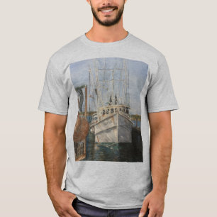 Camiseta Camarão Aquático Camarão Arco Costeiro Camarão-Cam