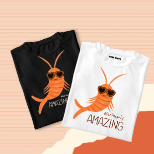 Camiseta Camarão com óculos de sol